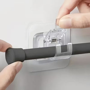 Drill Free Curtain Rod Holder Hooks |🔥FLAT 50% SAVINGS🔥