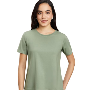 Symbol Premium Women's Super Soft Cotton Round Neck Solid T-Shirt (Stylish | Regular Fit) (Available in Plus Sizes)
